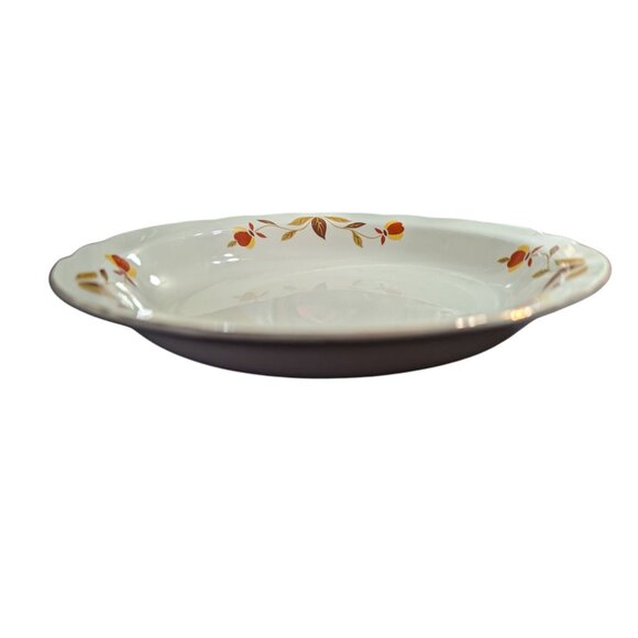 Hall Jewel Tea Autumn Leaf Mary Dunbar Dinner Plate Soup Bowl Berry Bowls Lot - Picture 7 of 9